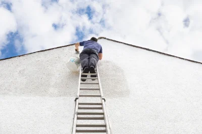 Peinture extérieure à la Panouse — façades et ravalement